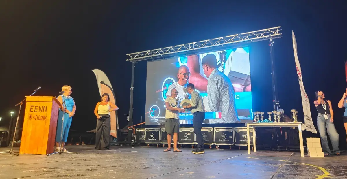 O palco da premiação