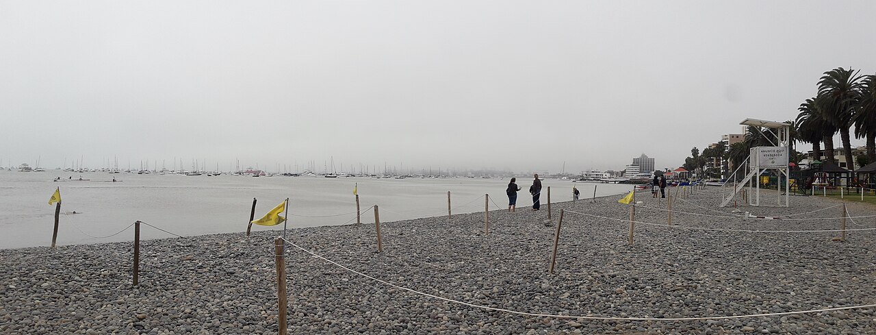 Peligro natural en la playa de La Punta