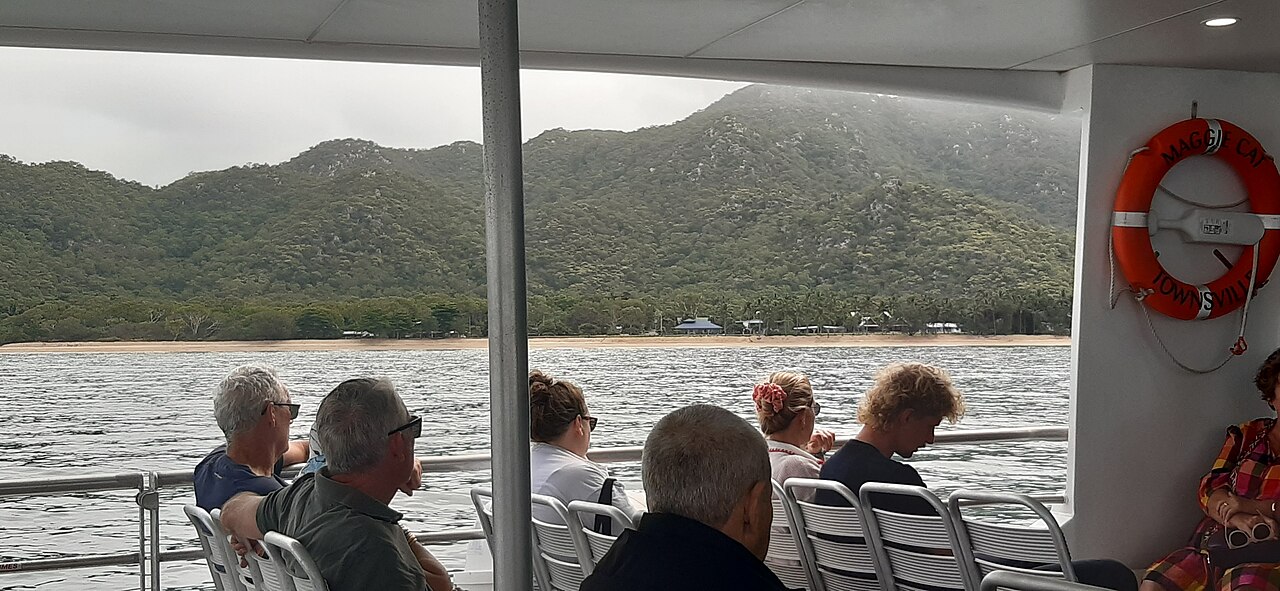 Passengers arriving at Magnetic Island, near Townsville, Australia 02