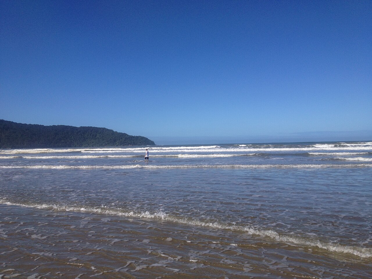 Praia em Bertioga