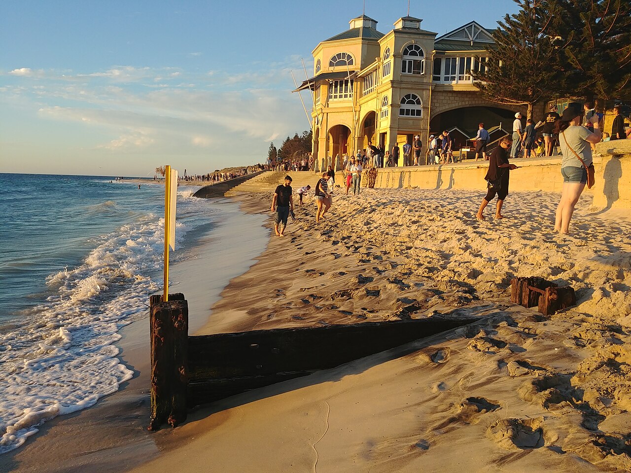 Old seawall at Cottesloe