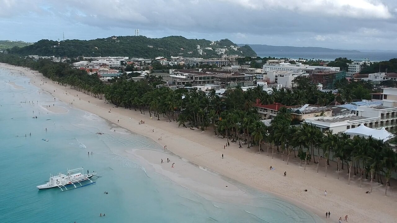 Boracay 4K HD drone shot