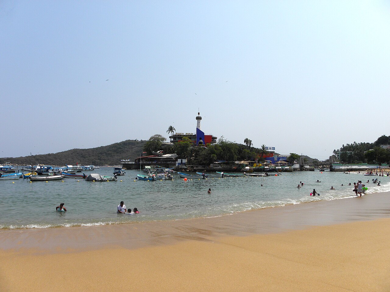 Caleta Beach and Magico Mundo Marino in Acapulco Mexico