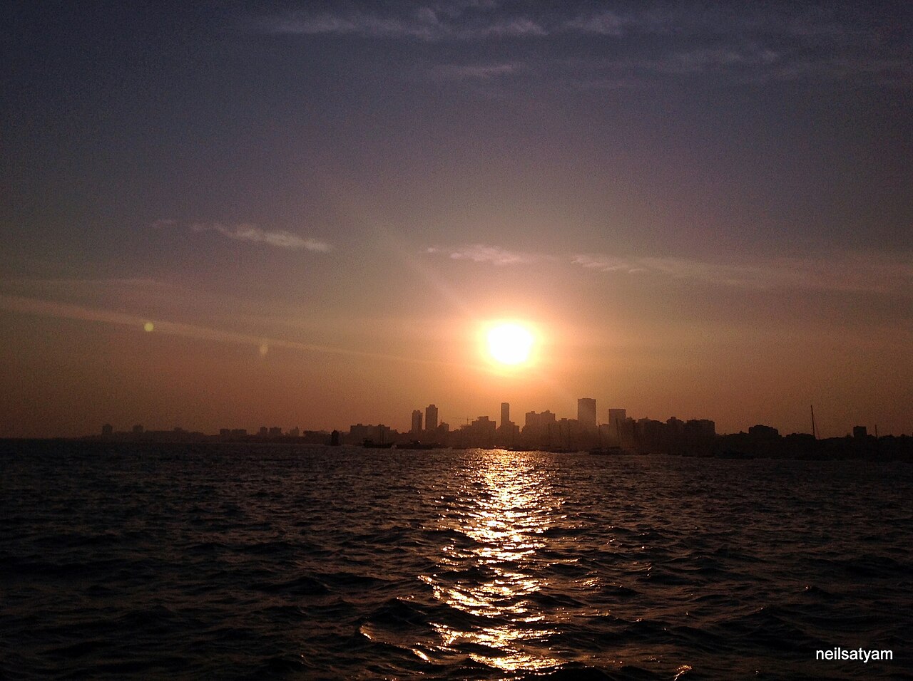 Mumbai from the sea - panoramio