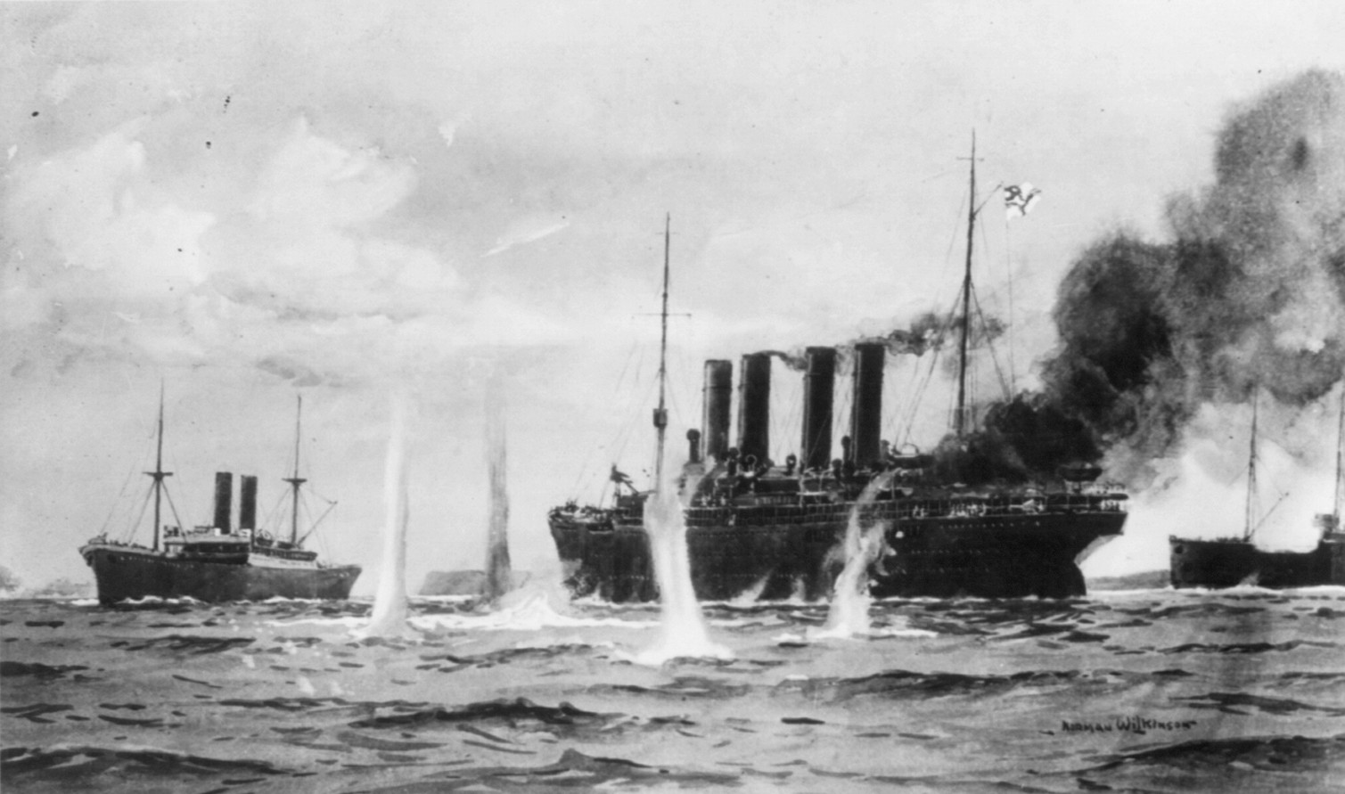 Sinking of SS Kaiser Wilhelm der Grosse