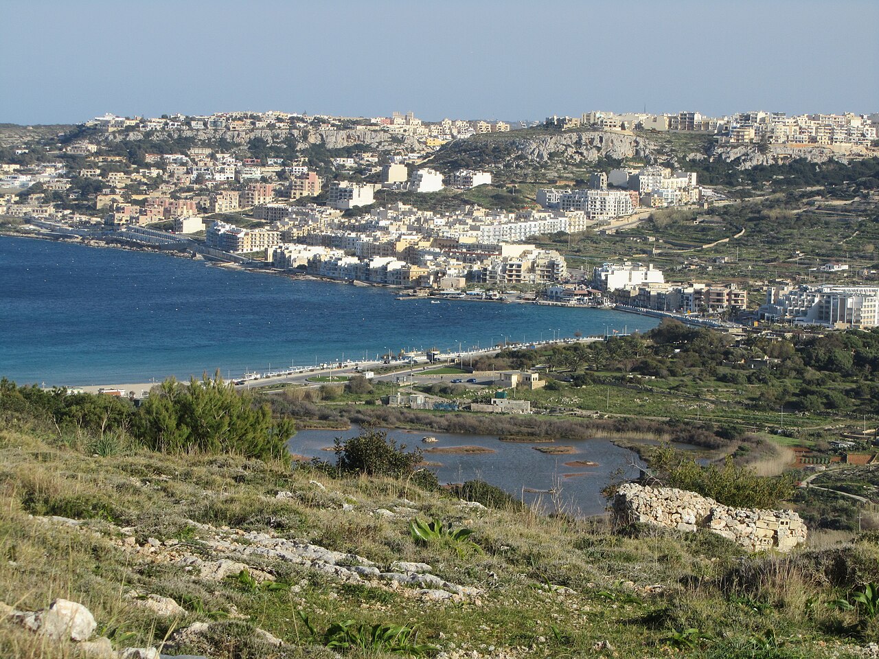 L-Ghadira Wetland - North Coast Malta