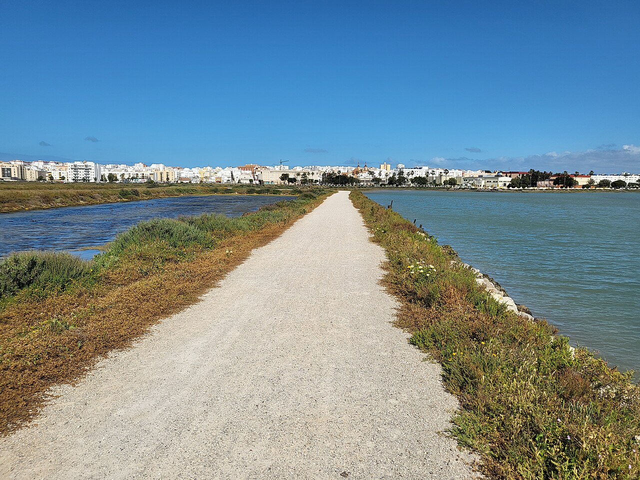 San Fernando Cádiz desde el parque