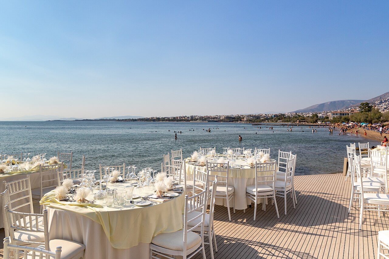 Dinner by the sea in Vouliagmeni, Athens (29932257827)