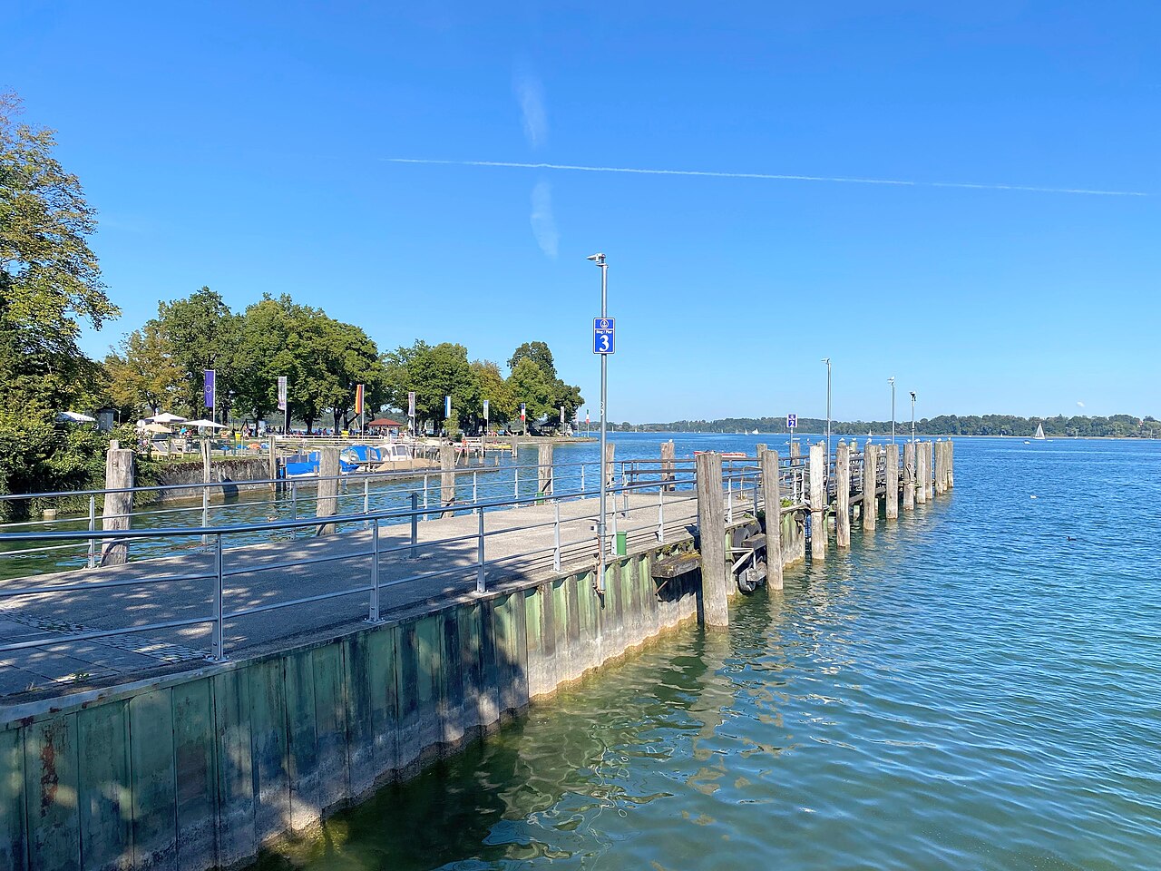 GER Prien am Chiemsee, Hafen Prien-Stock 0001