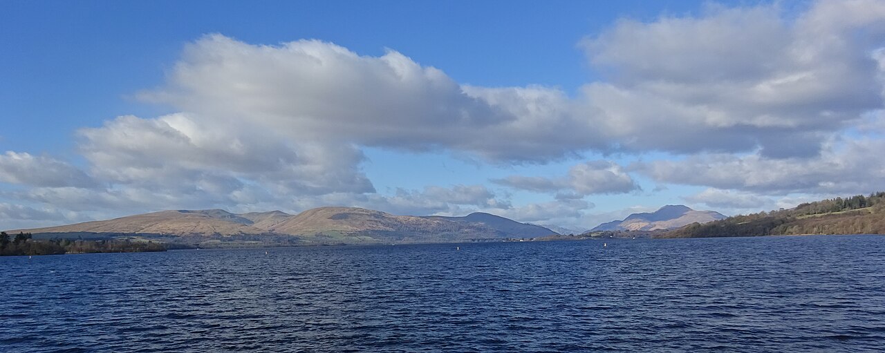 Ben Lomond and the loch from Balloch Pier, West Dunbartonshire
